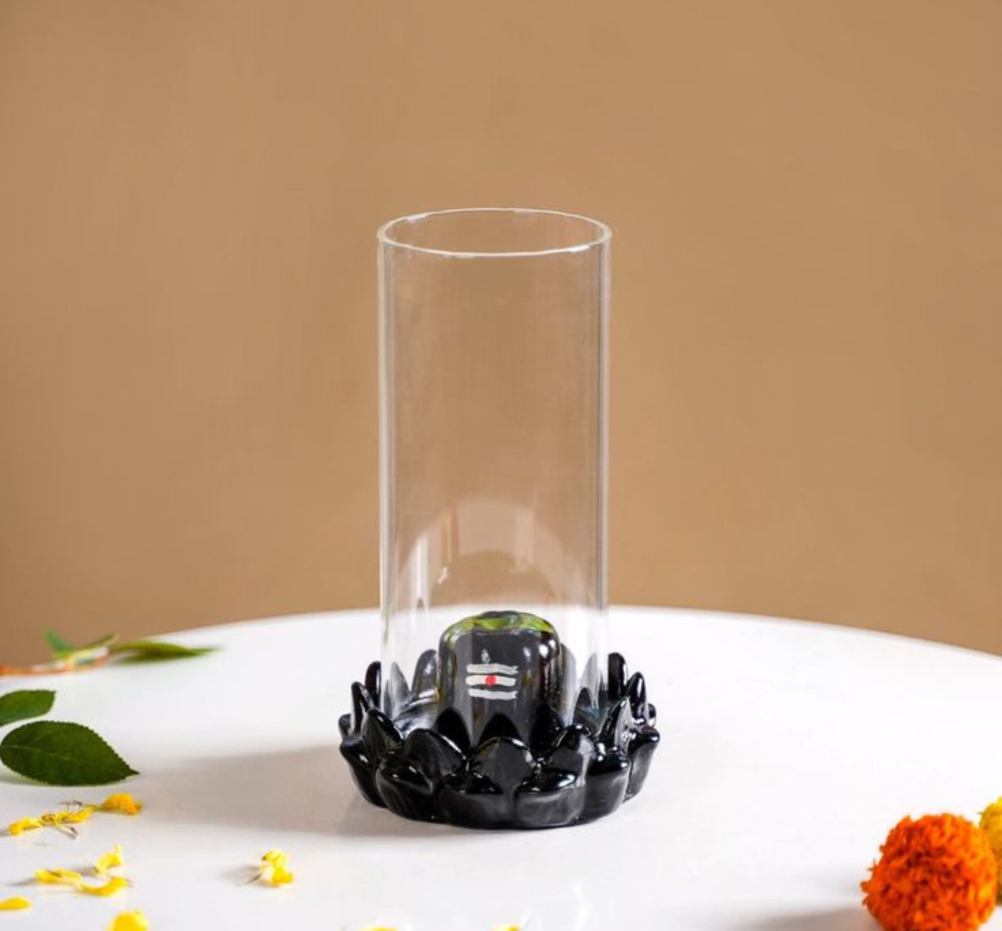 Bhaktic Shiva Backflow Incense Burner with Shivling – Ceramic Smoke Fountain with  Backflow Cones